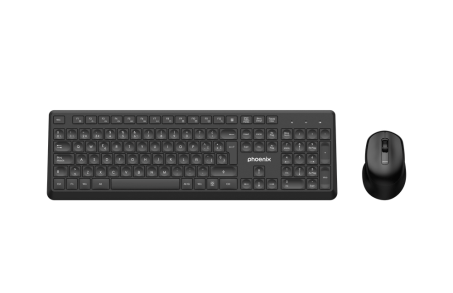 Phoenix Combo Teclado + Ratón Inalámbrico con Receptor USB 1600DPI NUEVO